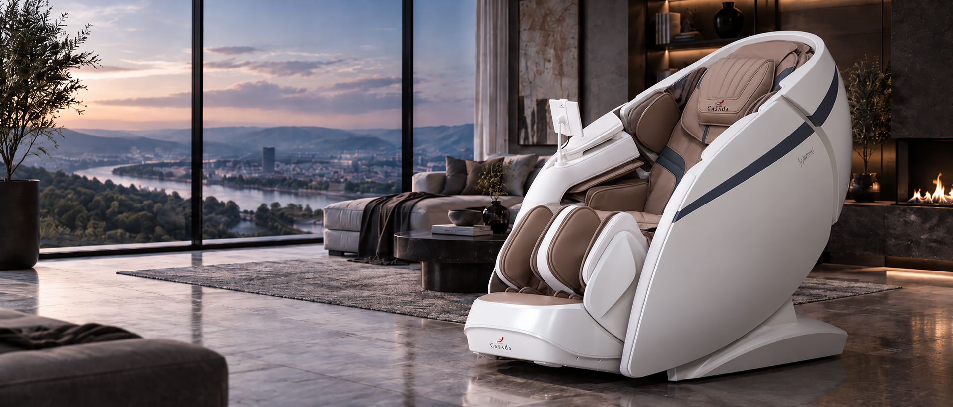 Casada Österreich – Premium Massagesessel in einem modernen österreichischen Wohnambiente
