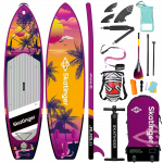 Skatinger Upgraded Sunrise Allround SUP daska – Avantura, Energija, Tropi