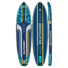 Skatinger Leafy Expedition Blue Allround SUP Board – Geschwindigkeit, Stabilität, Kontrolle