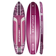 Skatinger Leafy Expedition Pink Allround SUP Board – Stil, Stabilität, Ausdauer