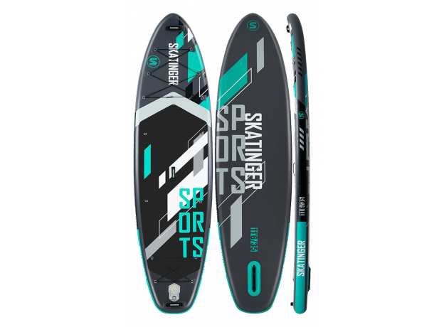 Skatinger Grey Sports Yoga SUP daska – Fokus, Snaga, Preciznost