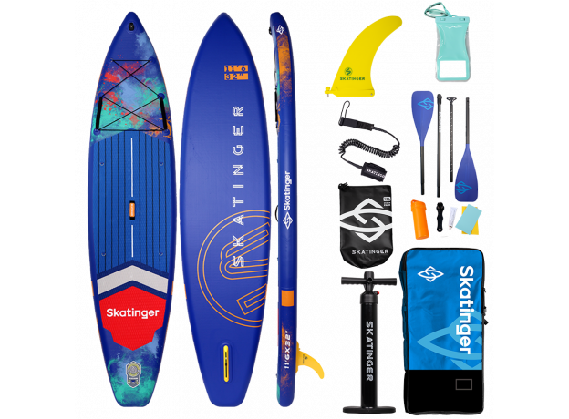 Skatinger Interstellar Blue Touring SUP daska – Stabilnost, Stil i Svestranost