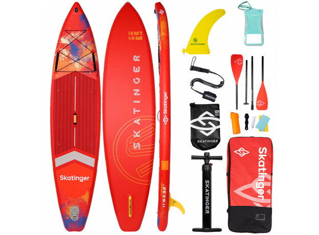 Skatinger Interstellar Red Touring SUP daska – Energija, Stil, Performanse