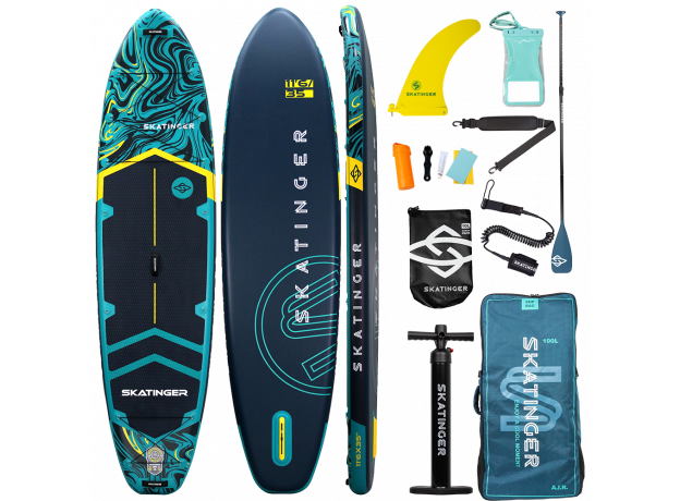 Skatinger Prana Dark Blue Allround SUP daska – stabilnost, prijanjanje i sigurnost