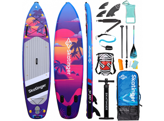 Skatinger Upgraded Sunset Allround SUP daska – Kontrola, Protok, Izdržljivost
