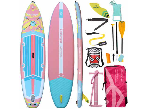 Skatinger White Night Glow SUP daska – Stabilnost, Udobnost, Opuštanje