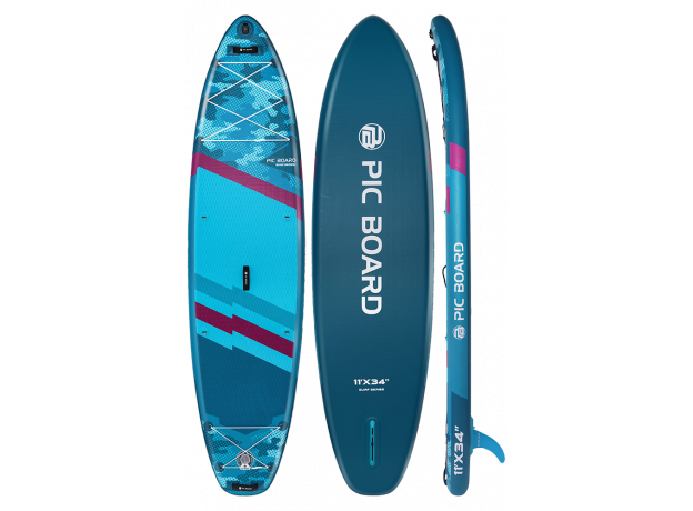 Skatinger Camouflage Blue Allround SUP daska – Snaga, Stabilnost, Kontrola