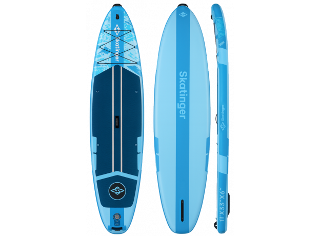 Skatinger Ice Age Blue Touring SUP daska – Smirenost, Jasnoća, Kontrola