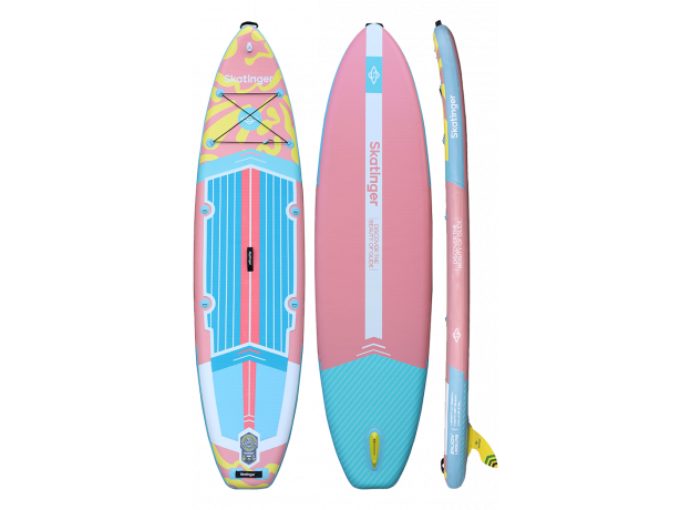 Skatinger White Night Glow SUP daska – Stabilnost, Udobnost, Opuštanje