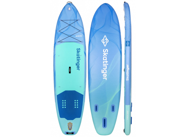 Skatinger Wave Blue Allround SUP daska – Stabilnost, Sigurnost, Snaga