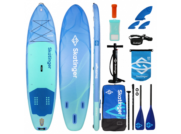 Skatinger Wave Blue Allround SUP daska – Stabilnost, Sigurnost, Snaga