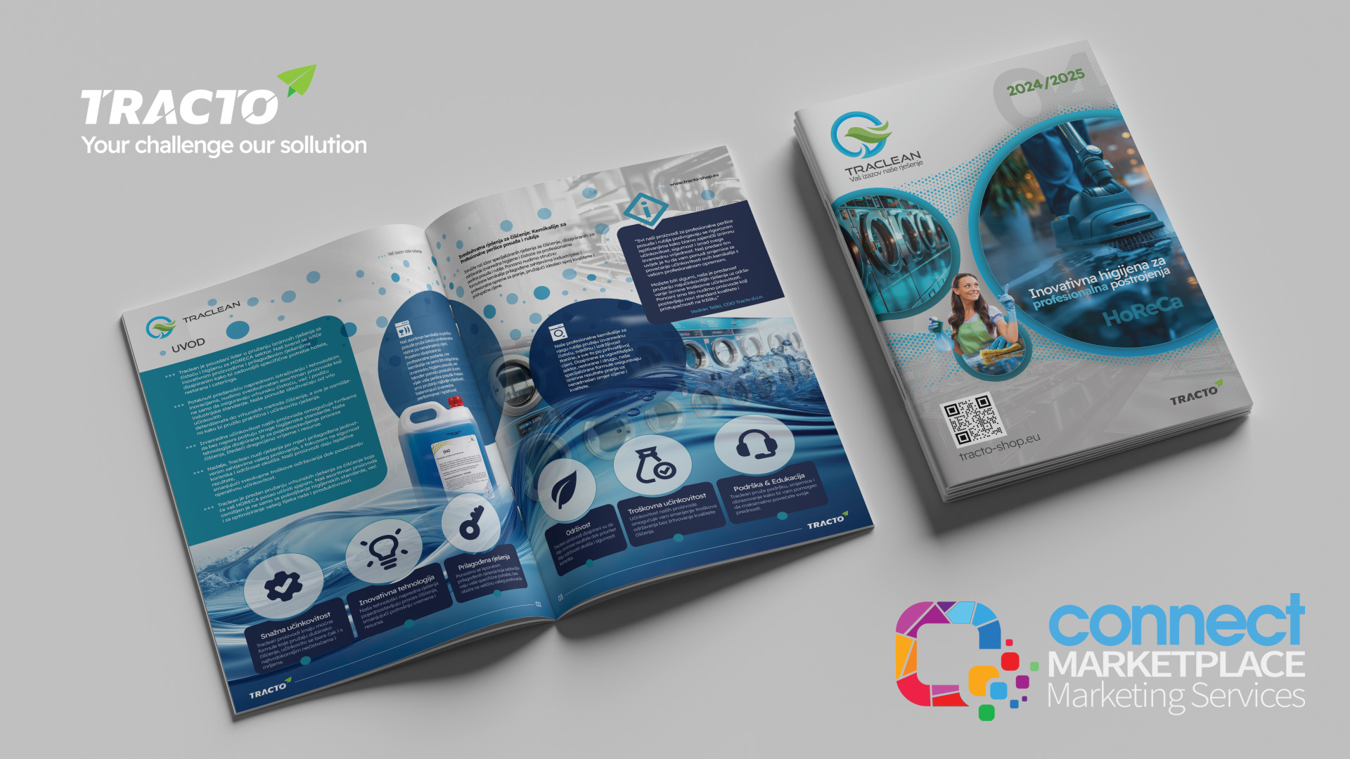 Tracto printed catalog production